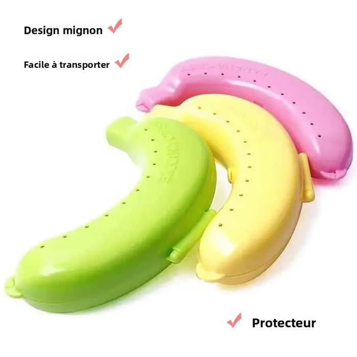 Boîte de rangement banane pour voyage en plein air
