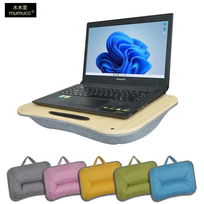 Bureau pour ordinateur portable Mumucc avec support lombaire et accessoires