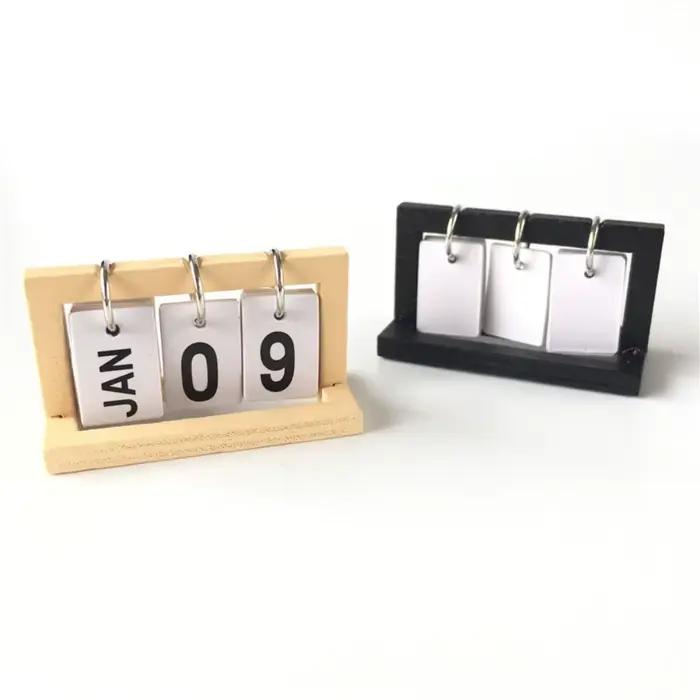 Mini calendrier de bureau debout