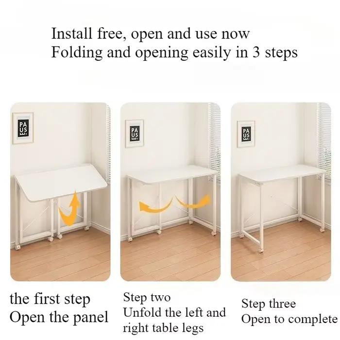 Bureau d'ordinateur pliable