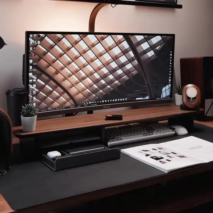 Support de hauteur pour moniteur d'ordinateur