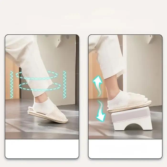 Repose-pieds ergonomique en PP sous le bureau