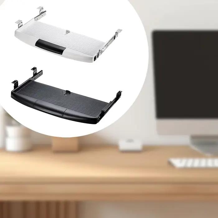 Plateau pour clavier sous le bureau