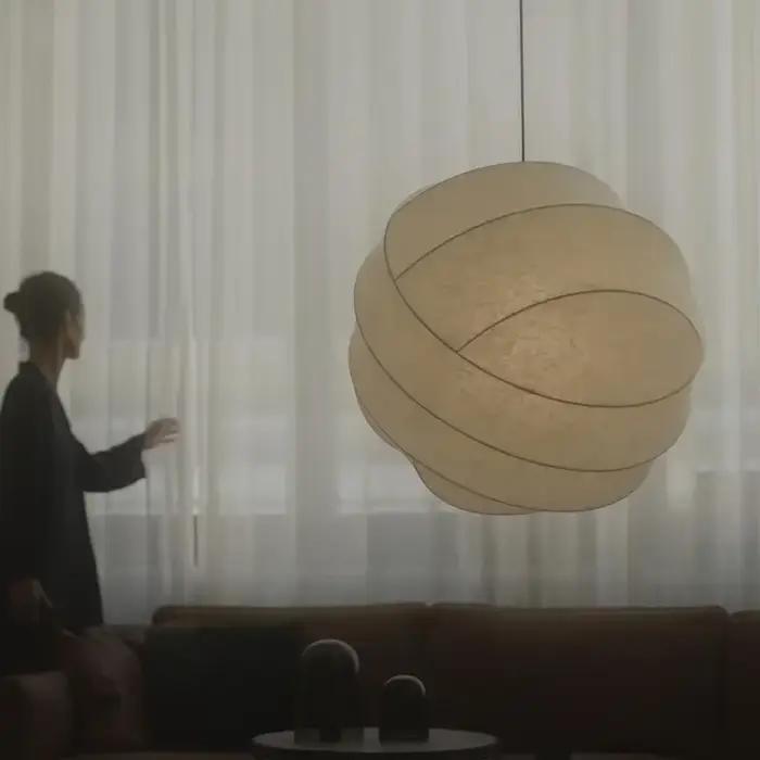 Lampe en papier Noguchi Isamu pour chambre à coucher et restaurant