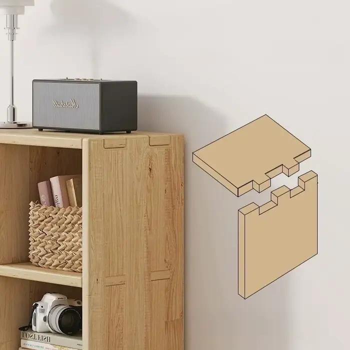 Supports de rangement sur pied en bois massif