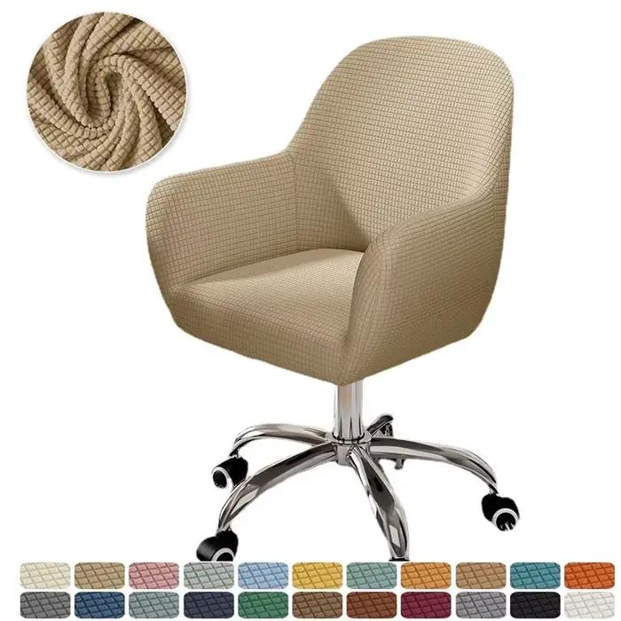 Housse de chaise rotative élastique solide