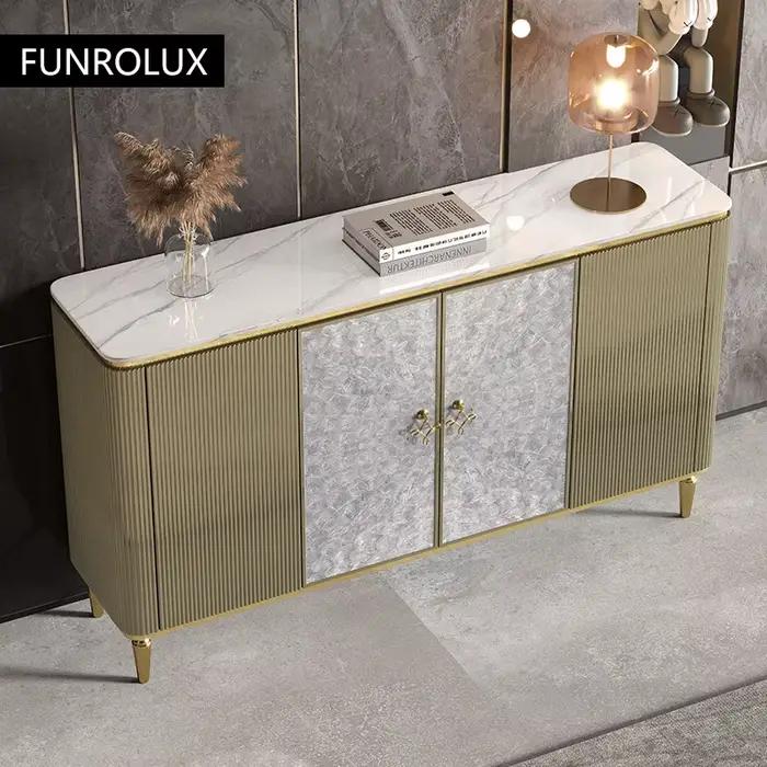 Armoire de Rangement de Luxe en Dalle de Roche Haut de Gamme