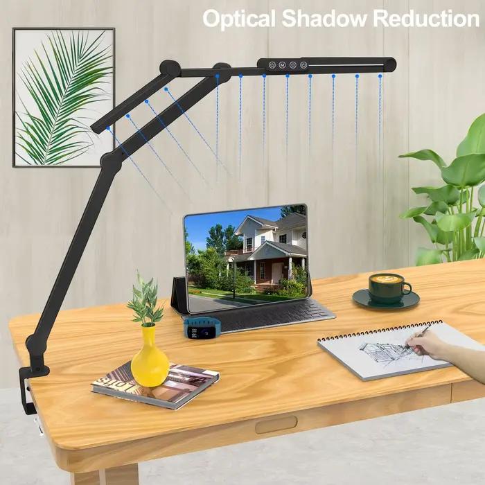 Lampe de bureau LED avec pince
