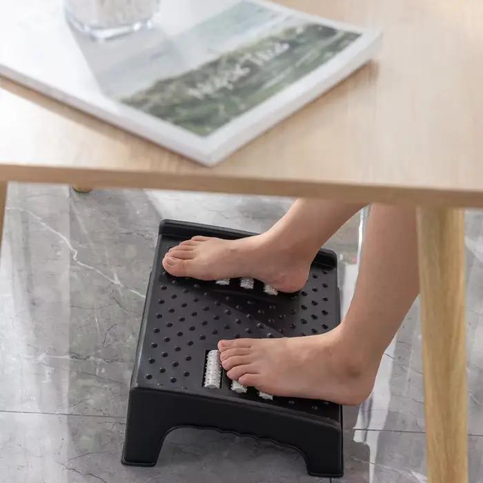Repose-pieds ergonomique antidérapant sous le bureau