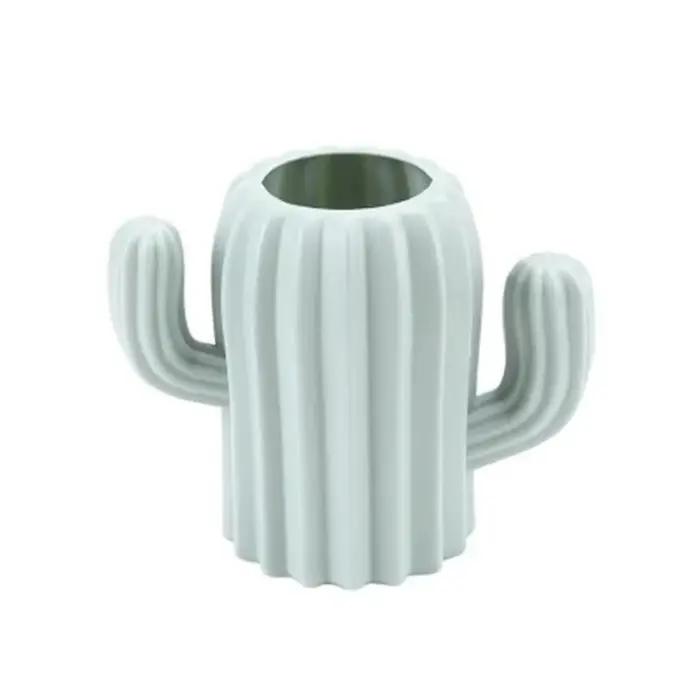 Nouveau Créatif Bureau Stockage Plastique Multifonctionnel Mignon Cactus Stylo Holder