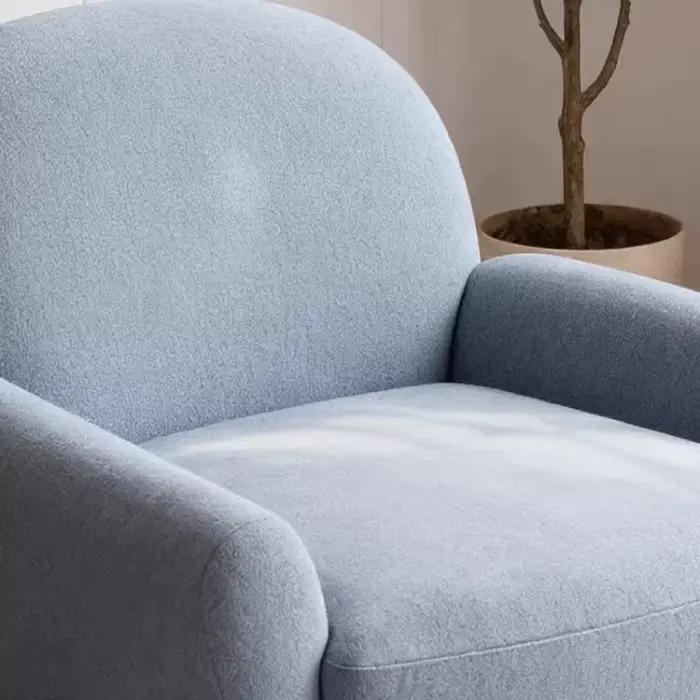 Fauteuil pivotant pliable au design relaxant