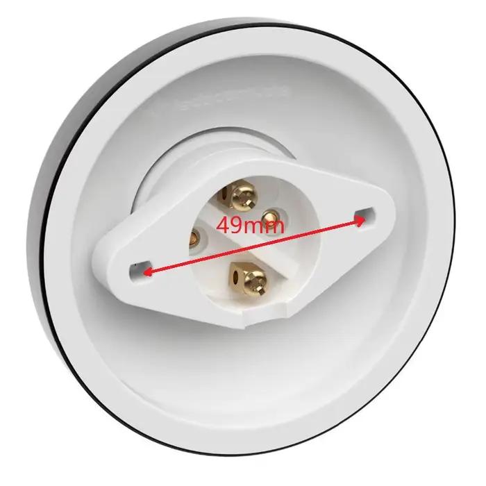 Support d'ampoule de plafonnier en céramique E27
