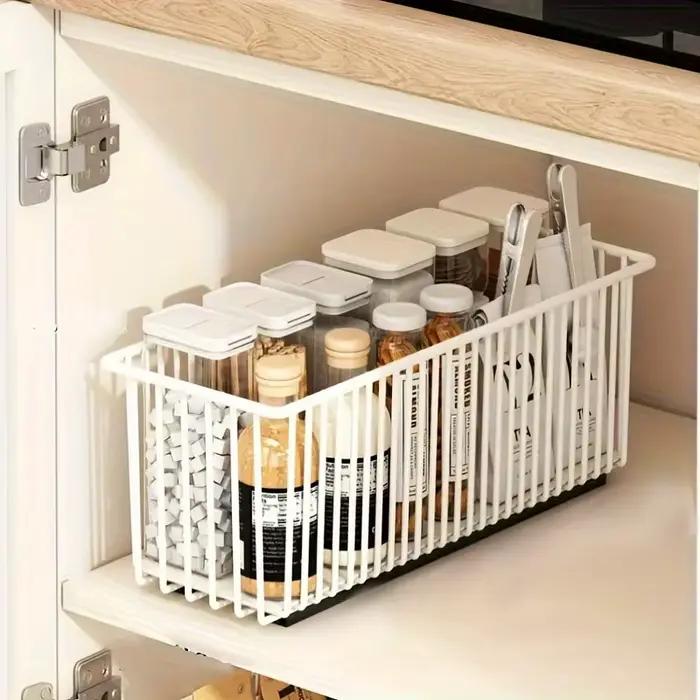 Boîte de rangement à tiroir coulissant sous l'évier buffet de cuisine organisateur d'armoire panier extractible rangement moderne pour femme occasions spéciales