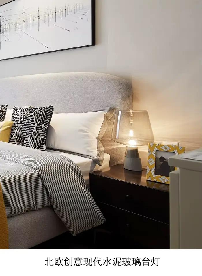 Lampe de table en ciment moderne minimaliste