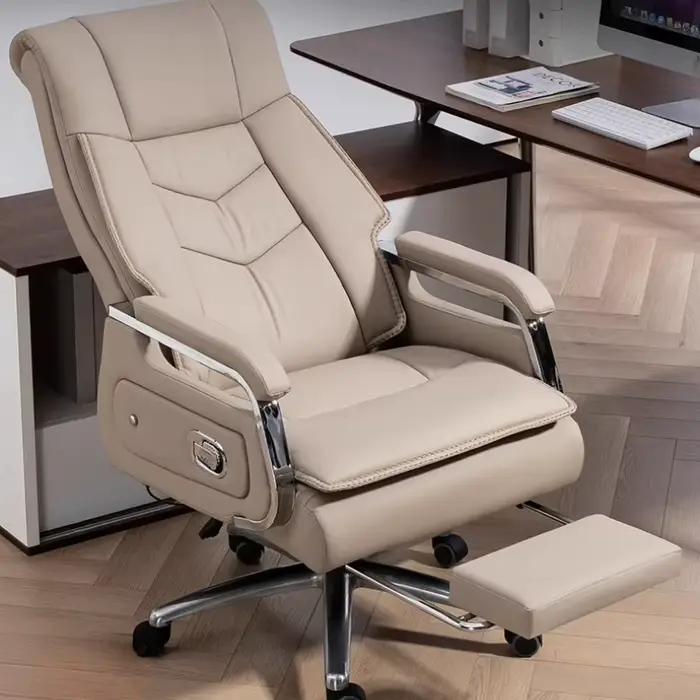 Chaise De bureau ergonomique De luxe réglable Massage inclinable