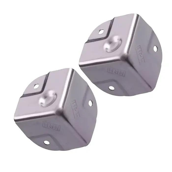 Protecteurs d'angle en acier inoxydable, 4 pièces, protection de bord décorative pour boîte de meubles, supports de quincaillerie de protection de Table