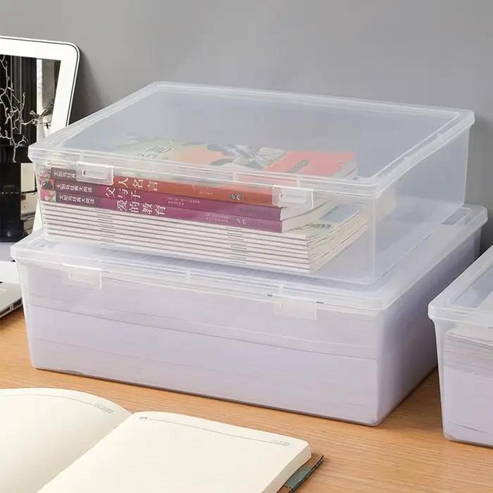 Boîte de rangement en plastique pour bureau