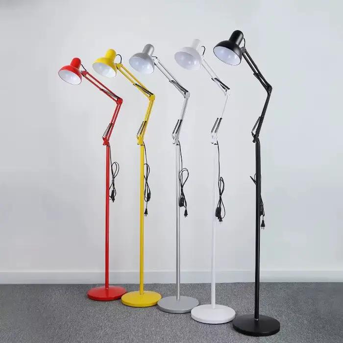 Lampadaire couleur pliable à bras Long