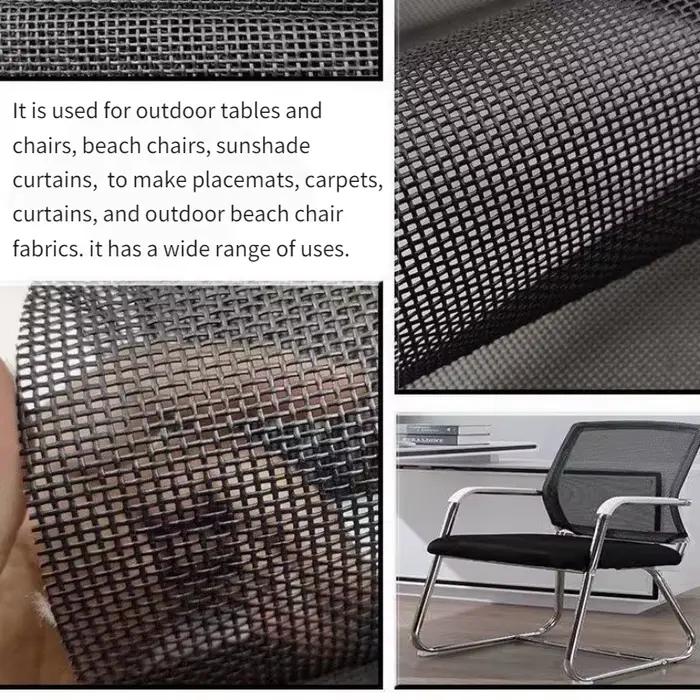 Tissu en maille textilène au mètre pour chaise de bureau