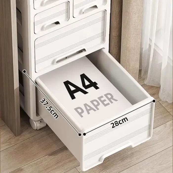 Armoire de rangement sous le bureau avec tiroirs amovibles et rangement pour articles divers chambre à coucher salon bureau moderne style européen polypropylène durable
