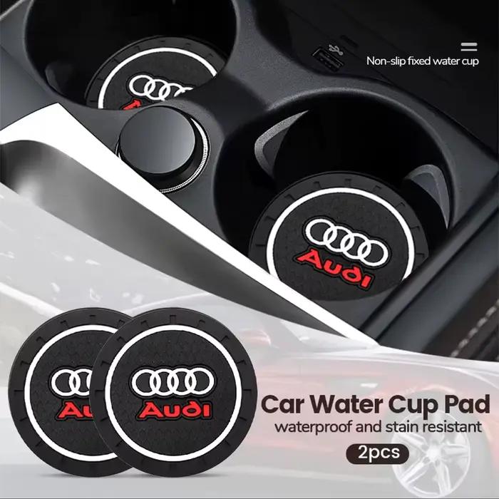 Pour Audi A1 A3 A4 A5 A6 B5 B6 B7 B8 C5 C6 C7 A7 A8 Q3 Q5 Q7 TT 8V : Accessoires antidérapants pour porte-gobelet et porte-bouteille de voiture