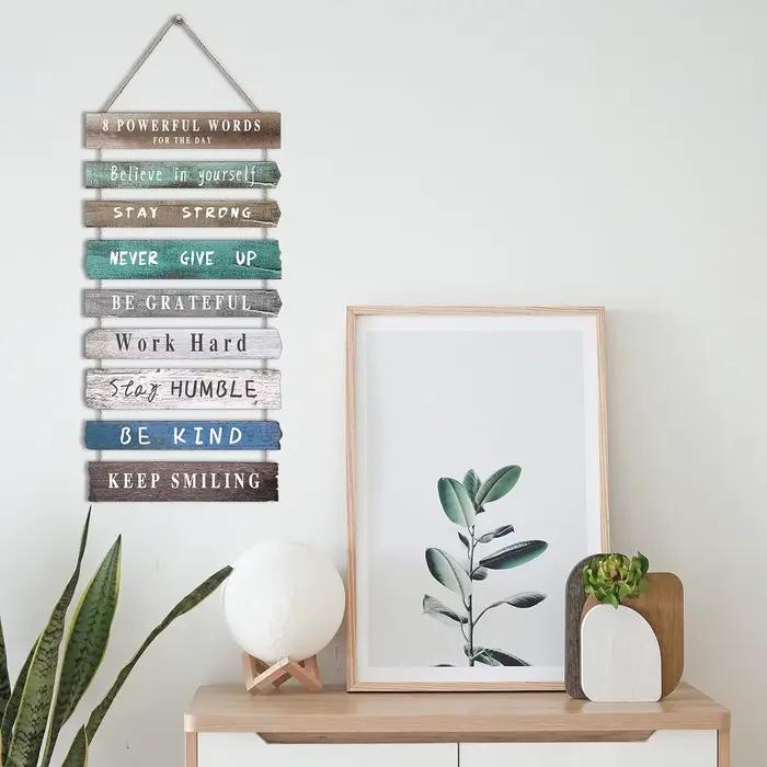 Décor d'art mural inspirant pour le bureau