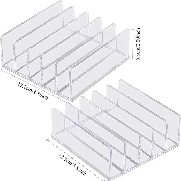 Organisateur de dossiers vertical transparent