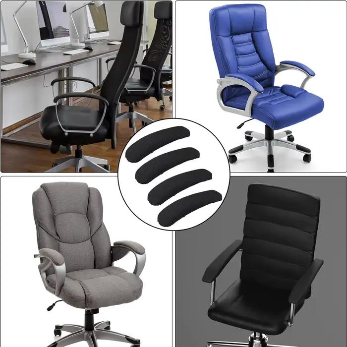 1 paire de housses de bras de chaise de bureau