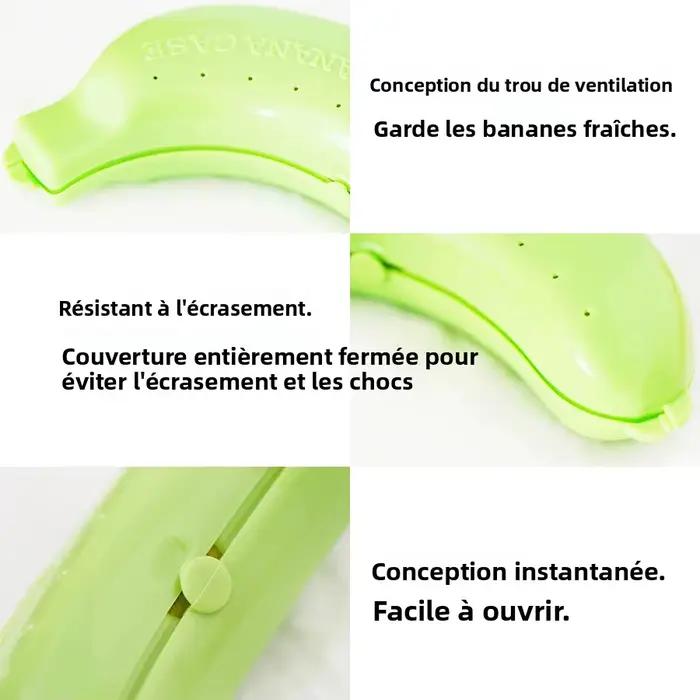 Boîte de rangement banane pour voyage en plein air