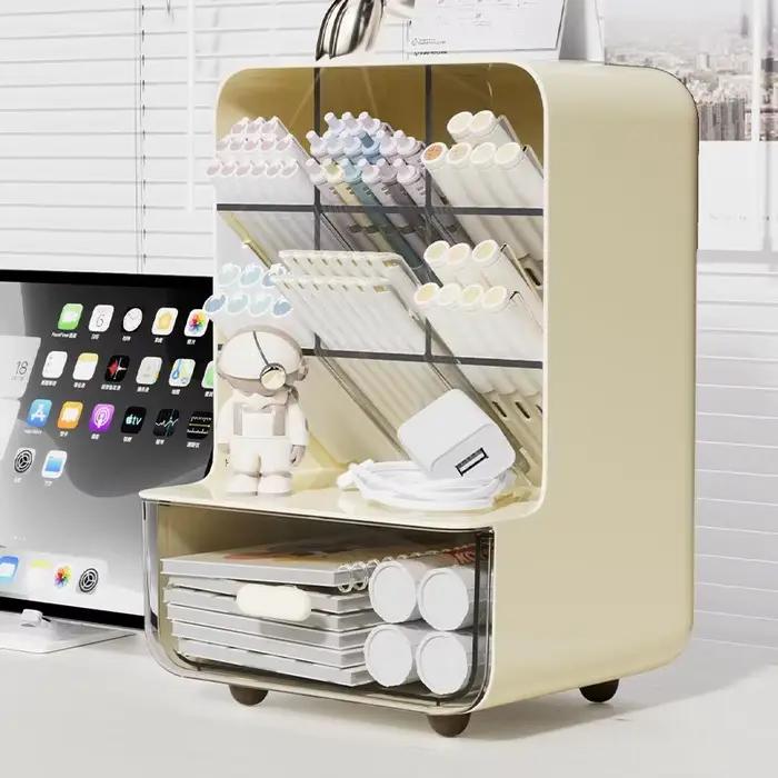 Porte-stylo d'angle pour bureau