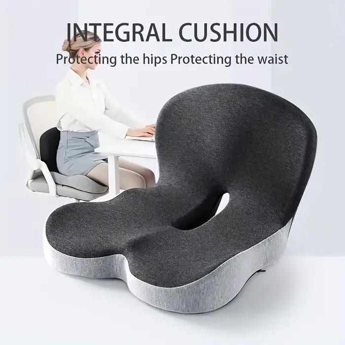 Coussin de siège ergonomique avec dossier