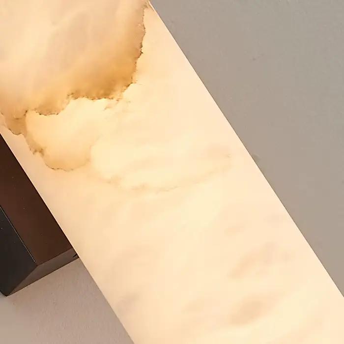 Lampe murale en marbre artificiel Tinlaibor pour villas modernes de luxe