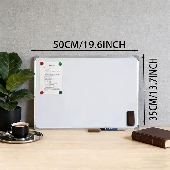 Tableau blanc magnétique double face