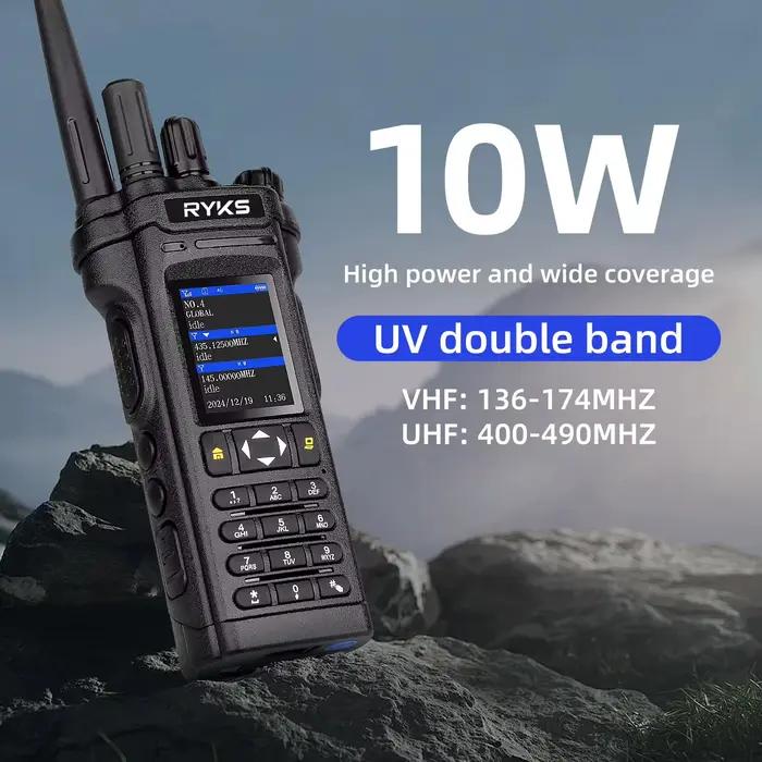 Ry-5288Plus Autoradio Poc Radio Uhf Vhf 10W Talkie-walkie Portée de conversation 5000Km