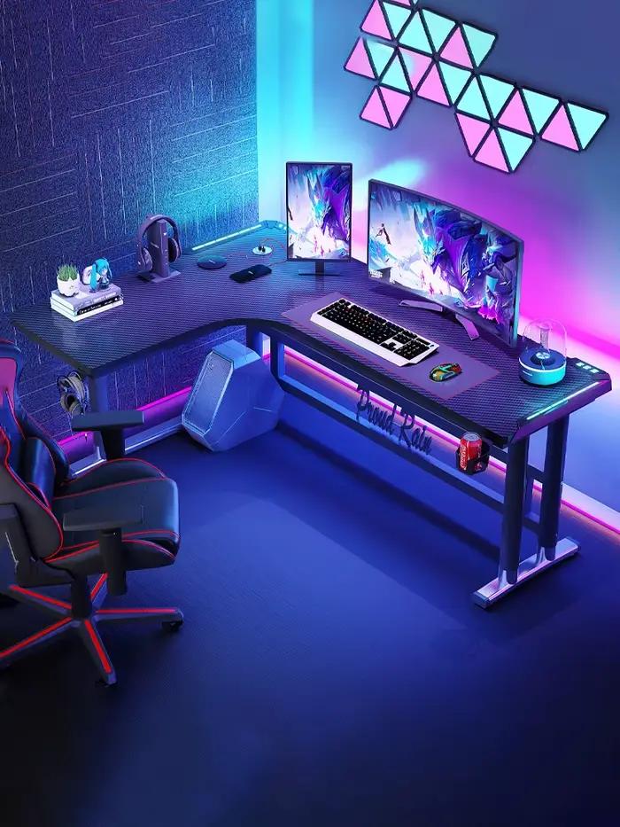 Bureau d'ordinateur d'angle