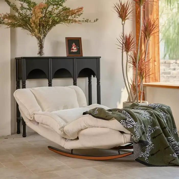Fauteuil de salon ergonomique moderne marocain à bascule pour salon chambre à coucher ou bureau occasions spéciales
