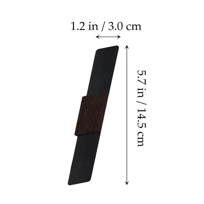Coussinets de pieds de chaise noirs