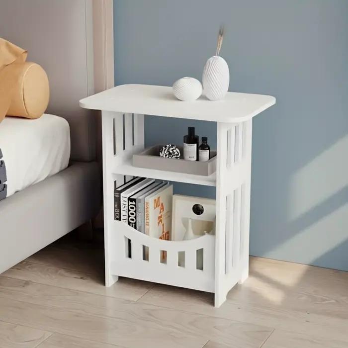 Table d'appoint de rangement nordique moderne