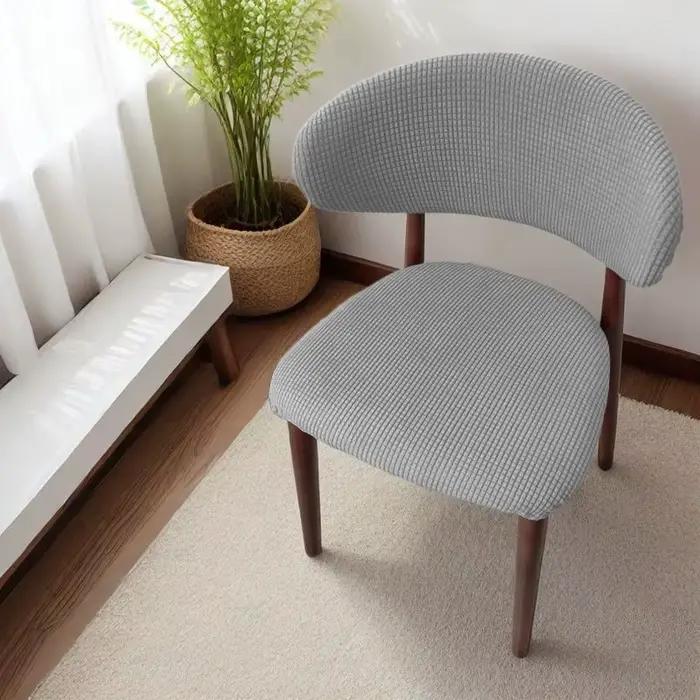 Housse de chaise à dossier en forme de C