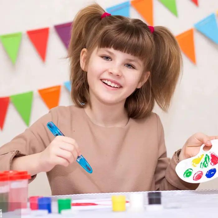Crayons de peinture 20 couleurs, outils de dessin portables, parfaits pour l'école, le dessin artistique, les projets créatifs, stylos arc-en-ciel, bricolage pour enfants