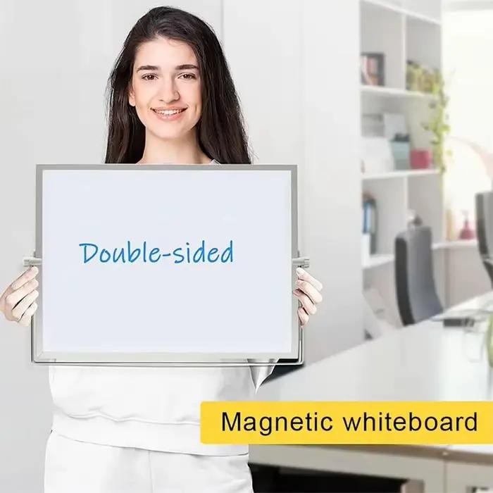 Tableau blanc de bureau pliable Portable effaçable avec support