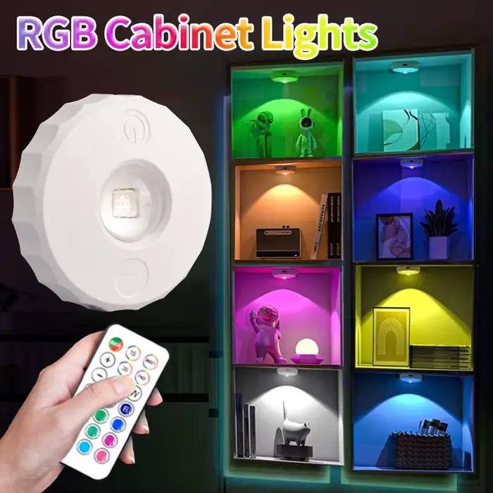 Lumières d'armoire RGB avec télécommande