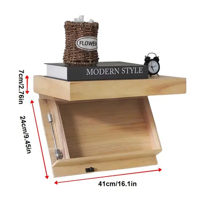 Étagère design avec compartiment secret