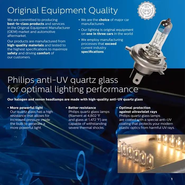 Philips-Phare de voiture d'origine, Lampes standard, Paire de feux de illeur halogènes, Vision, H4, H7, H11, HB3, HB4, H1, H3, H8, H9, 9005, 9006, 3200K, 2 pièces