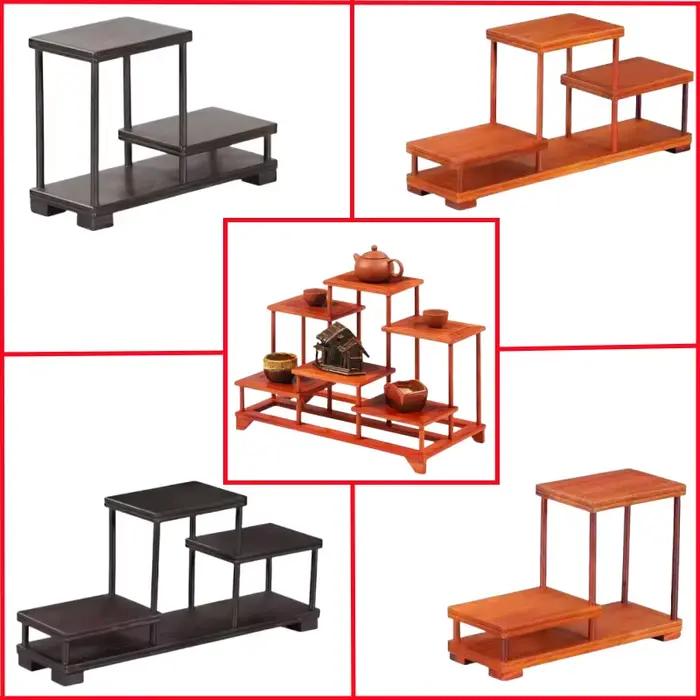 Étagères décoratives miniatures en bois