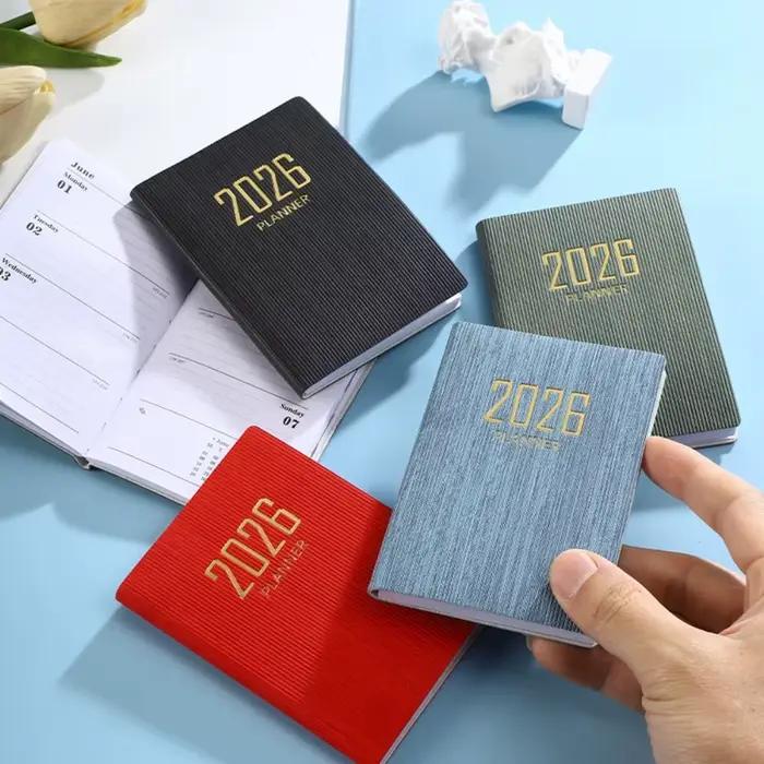 Agenda Portable A7 2026 de poche avec calendrier
