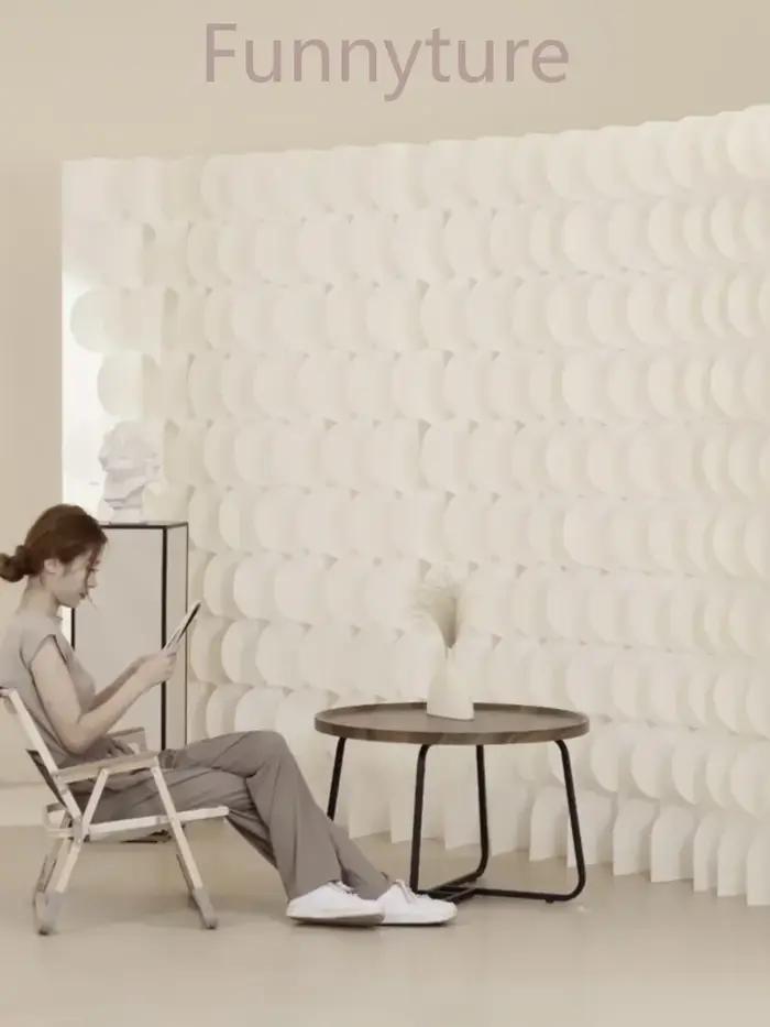 Cloison d'écran pliable mobile pour bureau