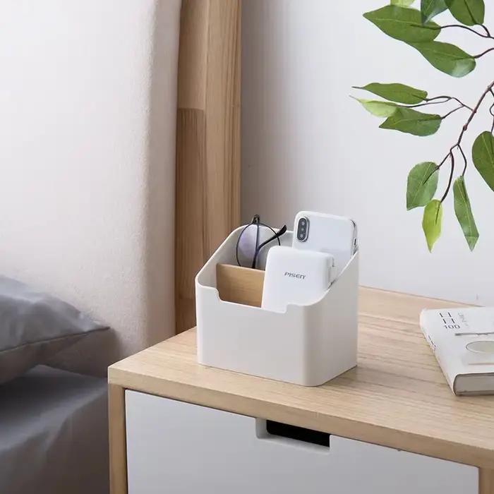Boîte de rangement pratique pour télécommandes TV et commandes de climatiseur