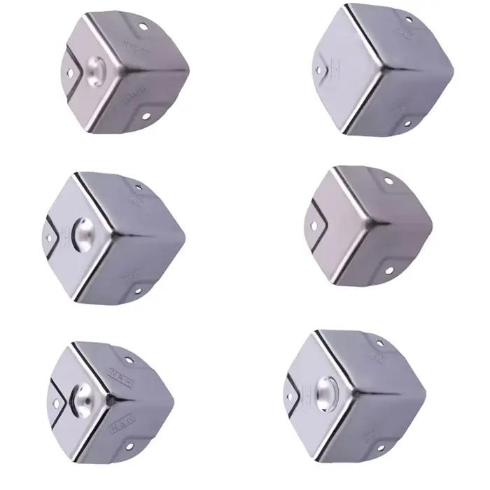 Protecteurs d'angle en acier inoxydable, 4 pièces, protection de bord décorative pour boîte de meubles, supports de quincaillerie de protection de Table