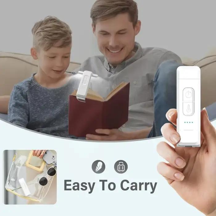 Lampe de lecture rechargeable USB lampe de marque-page portable à clipser LED pour lire la nuit au lit occasion spéciale détente romantique soirée amis